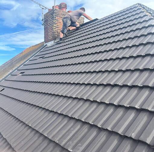 Manea Roofing Services 11 This is a photo of a new roof being installed in Manea. Installation carried out by Manea Roofing Services