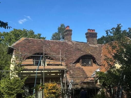 Manea Roofing Services 6 This is a photo of a roof being repaired in Manea. Installation carried out by Manea Roofing Services